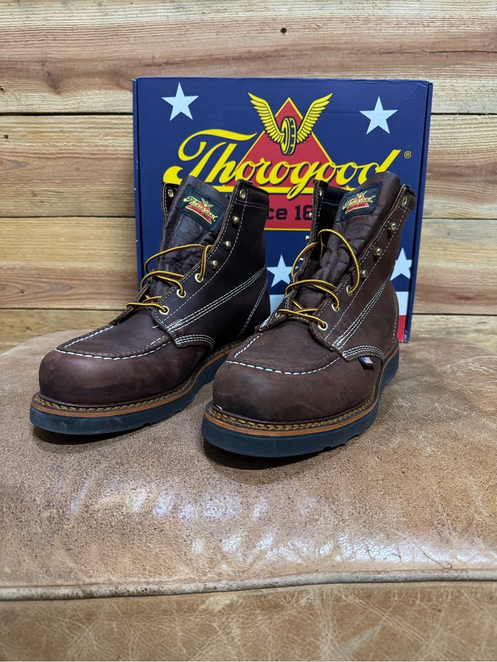 Thorogood 6” Black Walnut American Heritage Boots men’s 11EE w/box